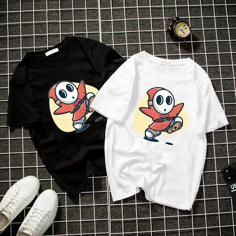 Áo thun unisex nhân vật họa tiết cá tính form rộng vải dày mịn 2019T1277