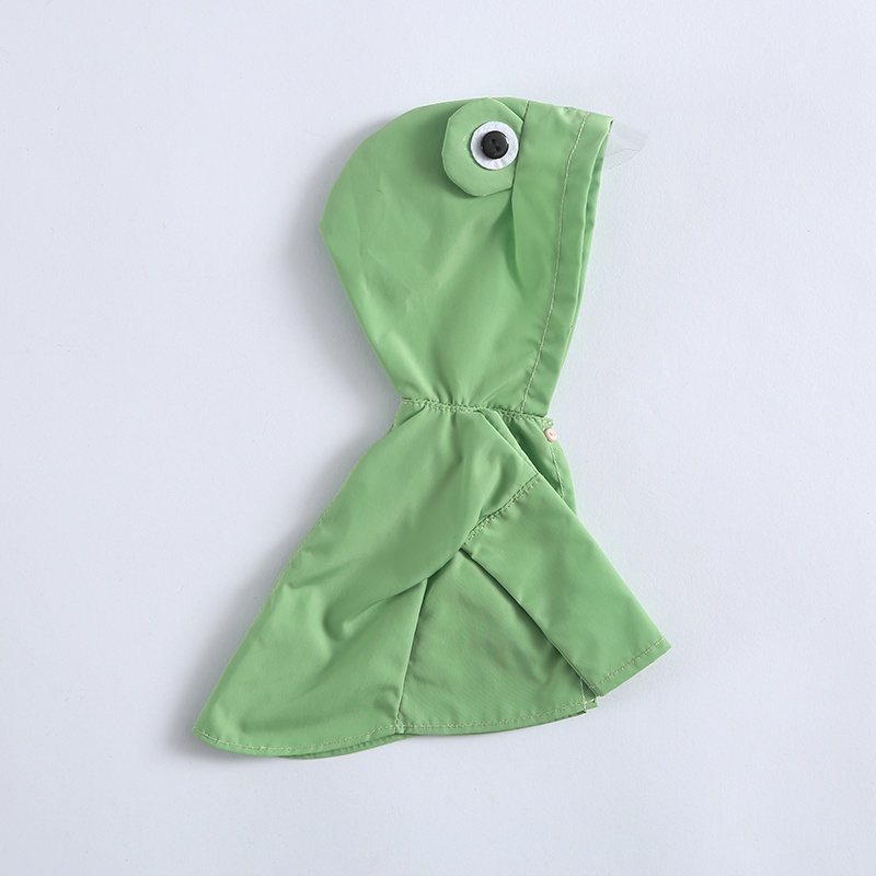 【1/6 doll size outfit paopao】BJD 6 điểm quần áo trẻ em ob24 làm gì nếu trời mưa, áo mưa con ếch 1/6 yosd quần áo búp bê