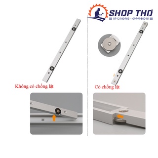 Thanh trượt nhôm 30cm CNC liền khối chuyên dùng để chế bàn cưa bàn phay gỗ