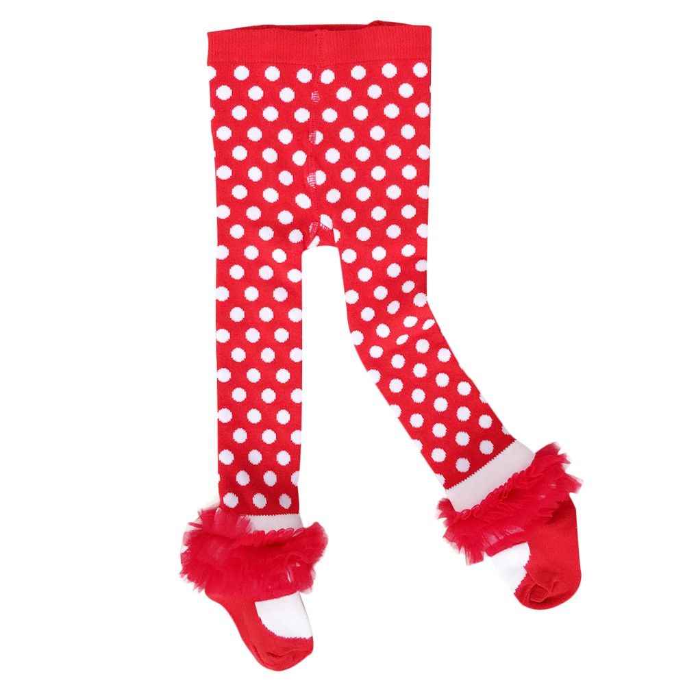 Quần Tất Sanlutoz Họa Tiết Chấm Bi Phong Cách Công Chúa Đáng Yêu Dành Cho Bé
