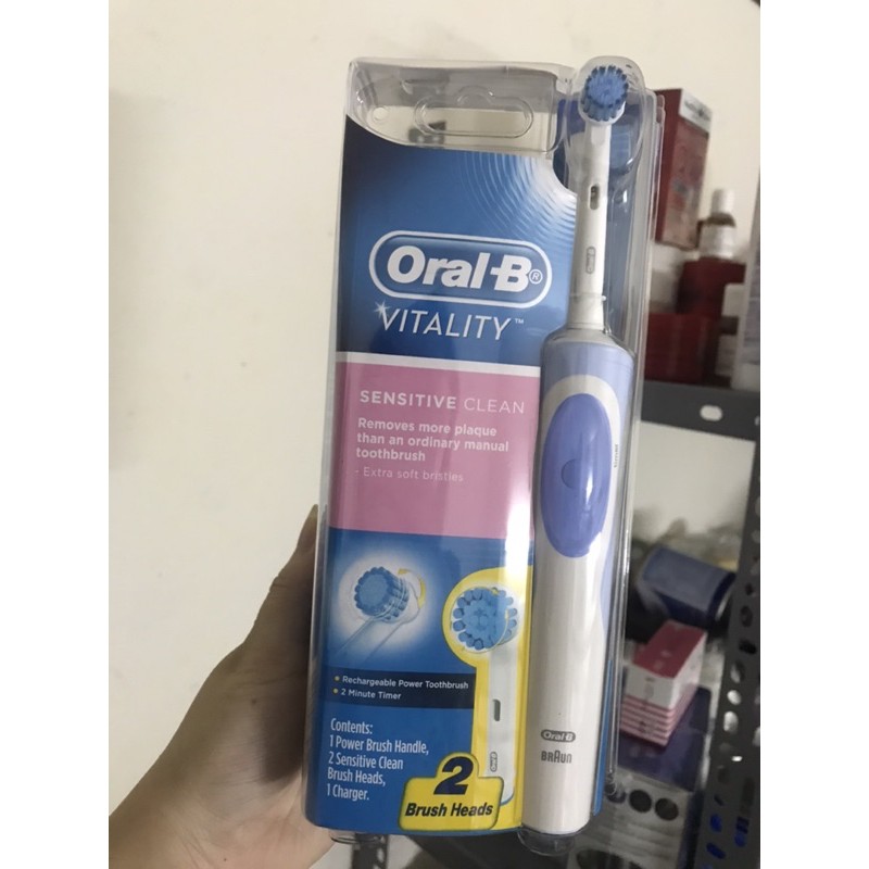 Bàn Chải Đánh Răng Điện Oral-B Vitality Braun hàng ÚC