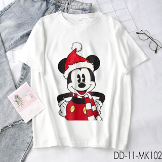 Áo Thun Chuột Mickey ( Có Size Trẻ Em ) Disney 3D Christmas