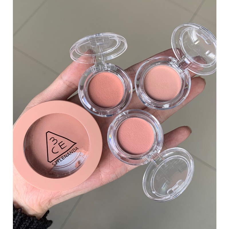 Phấn Má Hồng 3ce Face Blusher dạng Nén màu đào hồng lì mẫu thử cực xinh