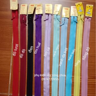 Khóa kéo giọt lệ dài 50cm