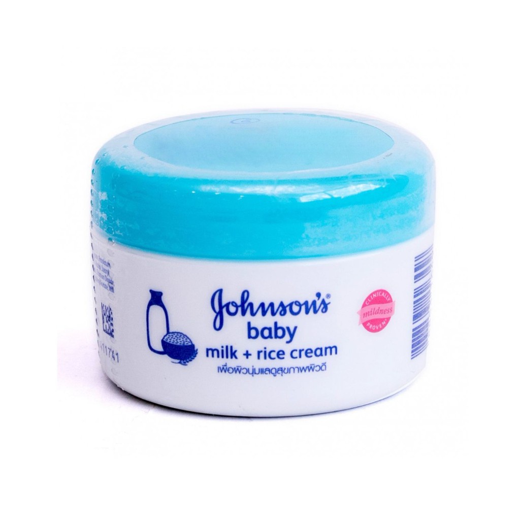 Kem Dưỡng Ẩm Chứa Sữa Và Gạo Johnson's Baby 50g