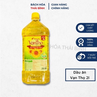 Dầu ăn dinh dưỡng Vạn Thọ tường an chai 2l