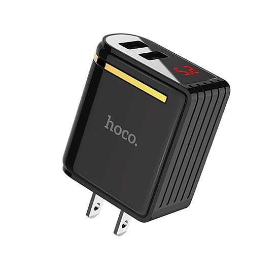 Cốc Sạc Mini Hoco C39 2 Cổng USB 2.4A 12W - BH 1 Năm Chính Hãng