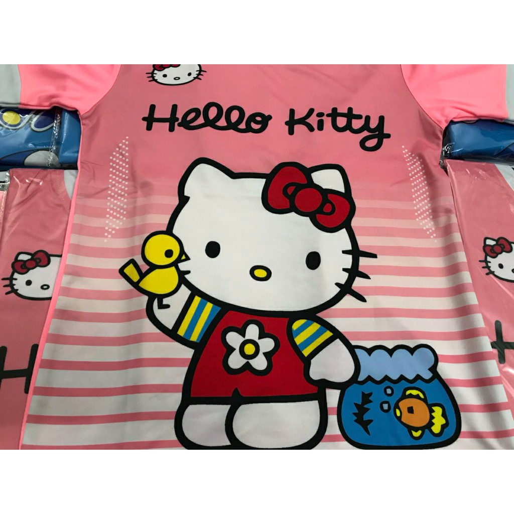 Bộ quần áo Hello kitty hồng siêu đáng yêu cho bé gái
