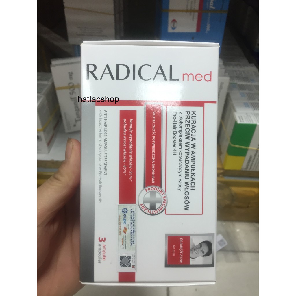 Tinh chất dưỡng và ngăn ngừa rụng tóc Radical Med cho Nam giới