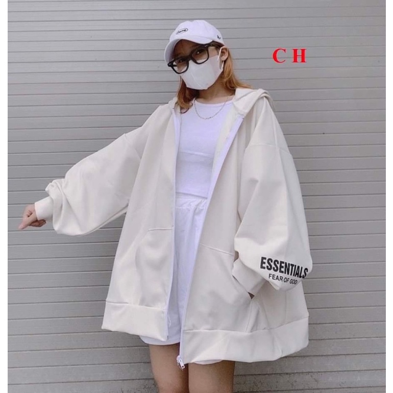 [Mã FAMARAL2 giảm 10K đơn 50K] Áo hodie khoá ESEN form thụng COA