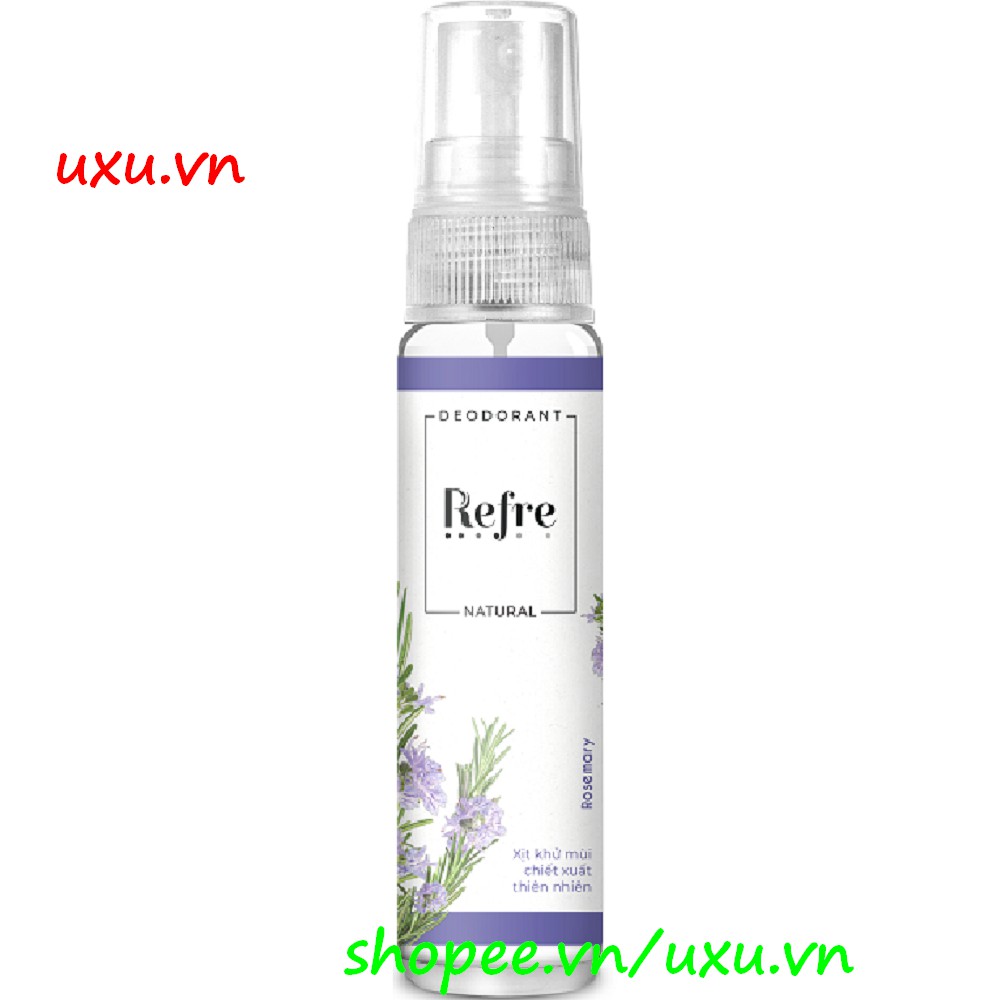 Xịt Khử Mùi Refre 30Ml Hương Thảo Natural, Với uxu.vn Tất Cả Là Chính Hãng.