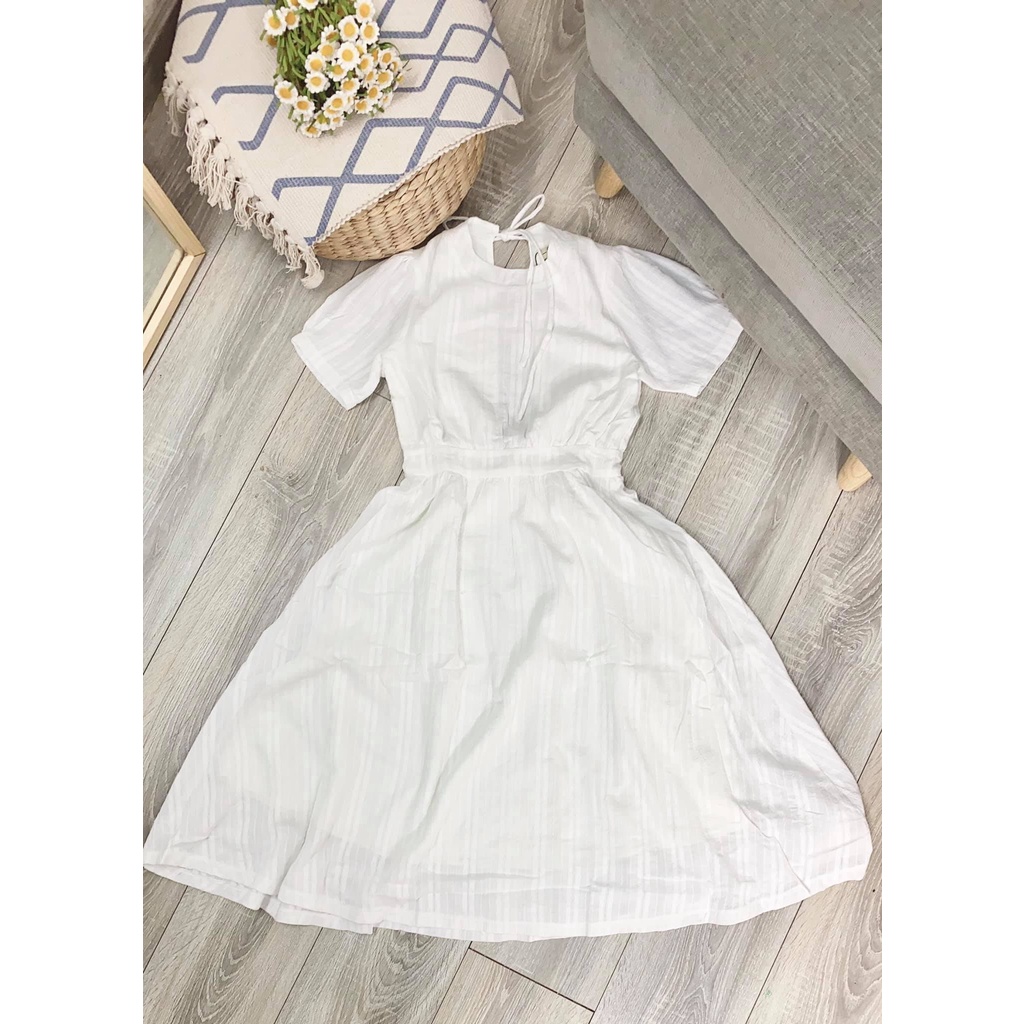 [HOT]Váy Thiết Kế Dáng Xòe Xẻ Lưng - Váy Hoa Ulzzang Tiểu Thư - Váy Babydoll Vải Hoa Xinh | BigBuy360 - bigbuy360.vn