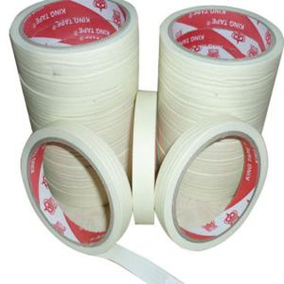 combo 8 cuộn băng dính giấy 2cm và 20 cuộn băng dính  giấy 5cm