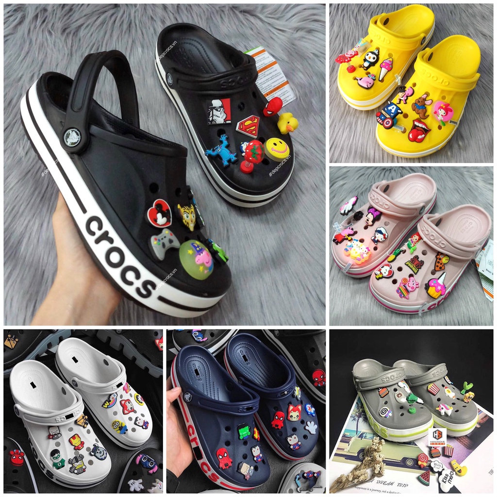 DÉP SỤC CROCS BAYA ĐI SIÊU ÊM CHÂN VÀ BỀN - DÉP SỤC BAYA UNISEX HÀNG CAO CẤP