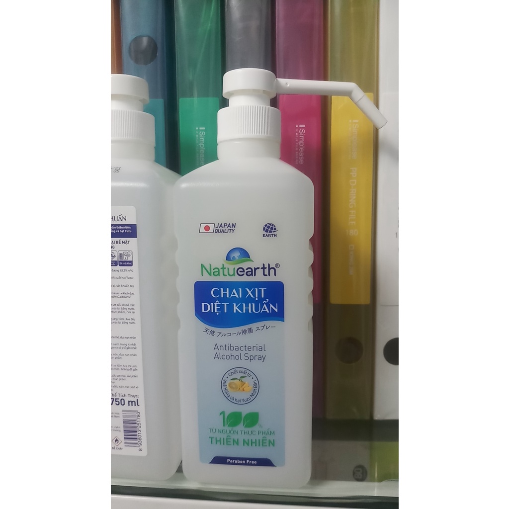 Chai xịt diệt khuẩn Natuearth 750 ml | BigBuy360 - bigbuy360.vn