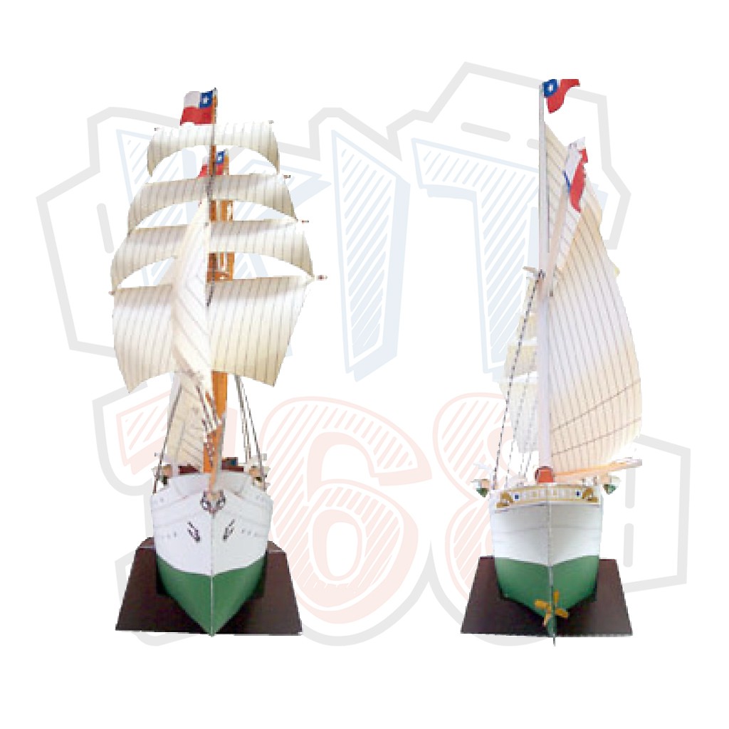 Mô hình giấy tàu thuyền quân sự Sailship - Esmerald