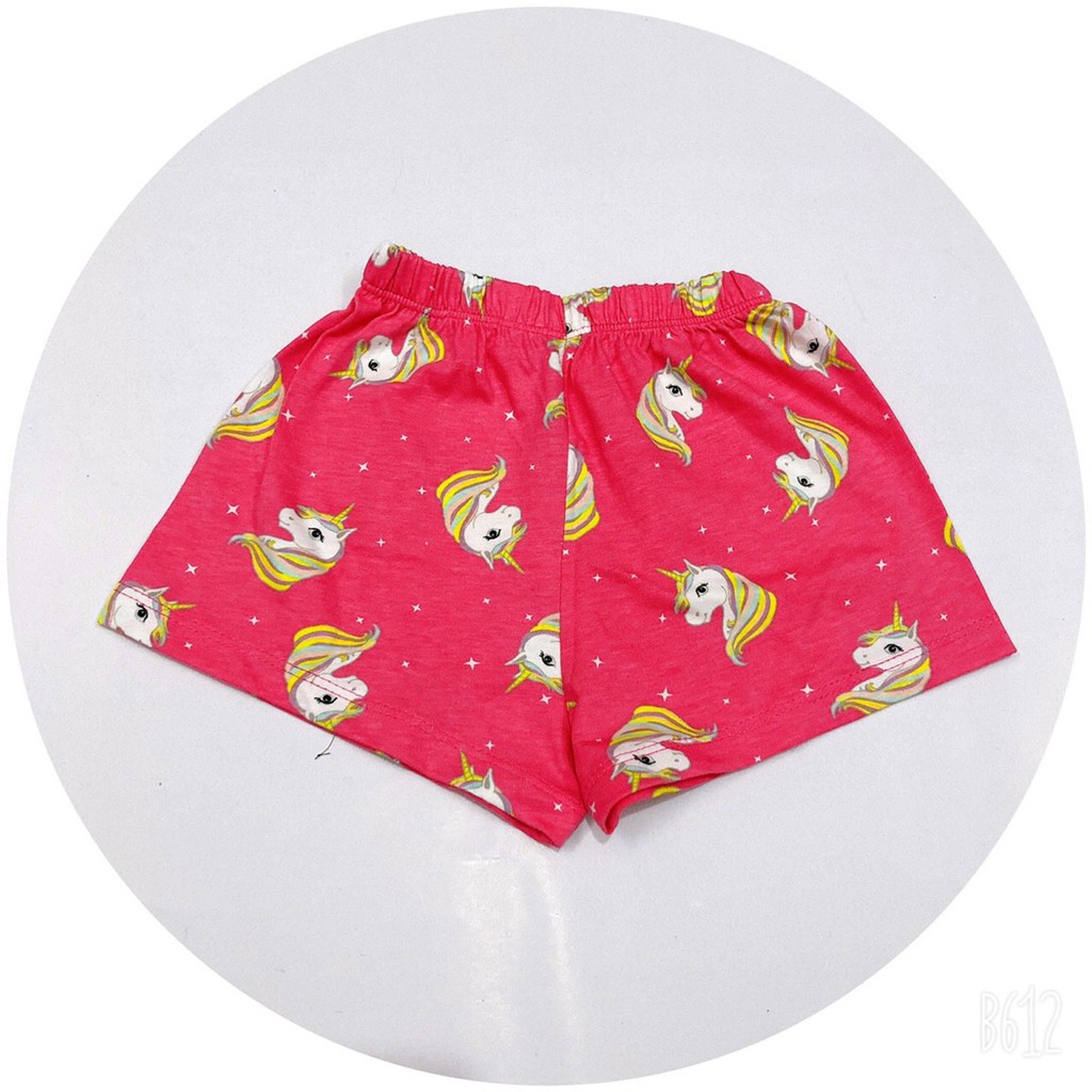 [VẢI XUẤT DƯ ĐẸP] SET 10 QUẦN ĐÙI THUN COTTON NHIỀU HOẠ TIẾT CHO BÉ GÁI (CHUYÊN SỈ)