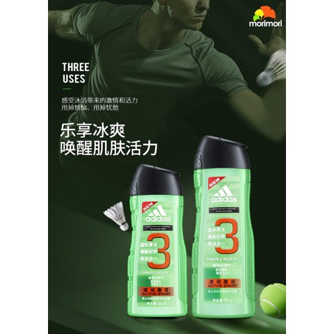 SET SỮA TẮM GỘI ADIDAS 400ML + 250ML