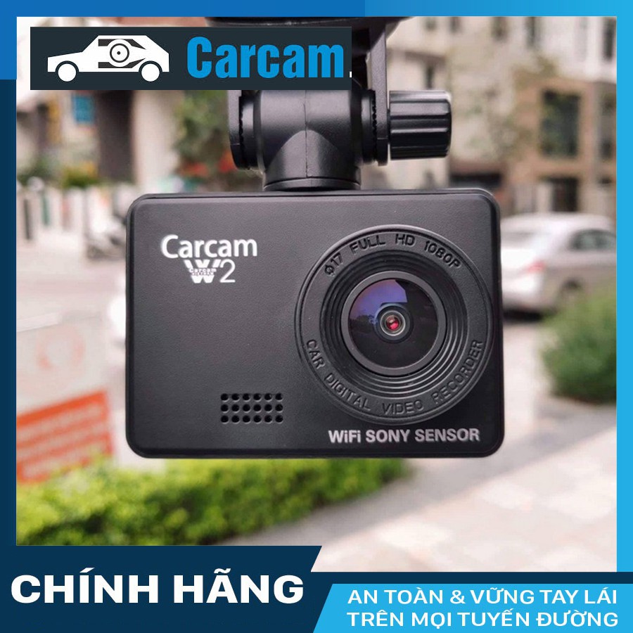 Camera hành trình ô tô W2 Carcam Wifi + thẻ nhớ 32GB Class 10