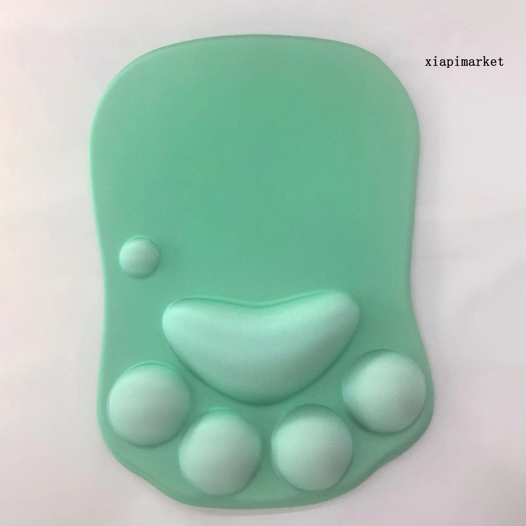 Miếng Lót Chuột Máy Tính Bằng Silicon Chống Trượt Hình Chân Mèo 3d Dễ Thương