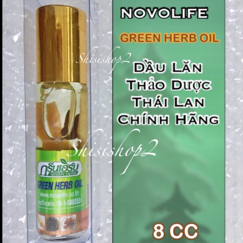 Lốc 12 chai Dầu lăn thảo dược Nhân Sâm Green Herb Thái Lan mã 10-1