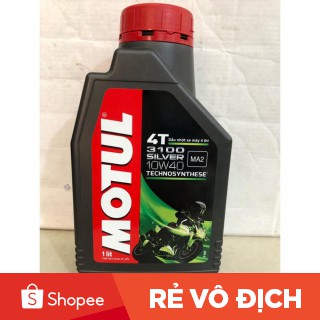Dầu nhớt xe máy motul 3100 silver 10w-40 1 lít