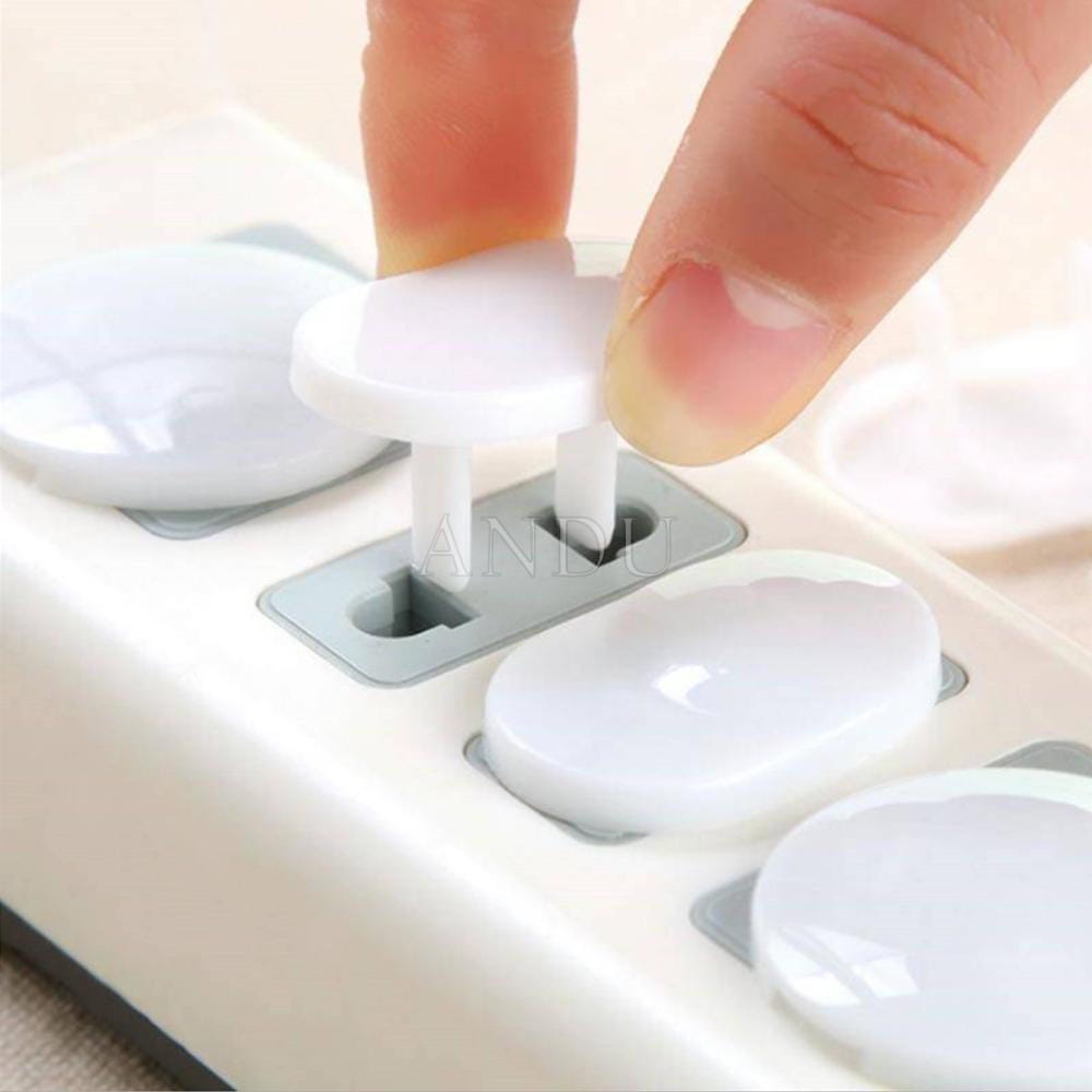 Combo 10 Nút Bịt Ổ Điện 2 Chân, 3 Chân cao cấp,Chống Giật, Nhỏ Gọn Chắc Chắn Cho Bé