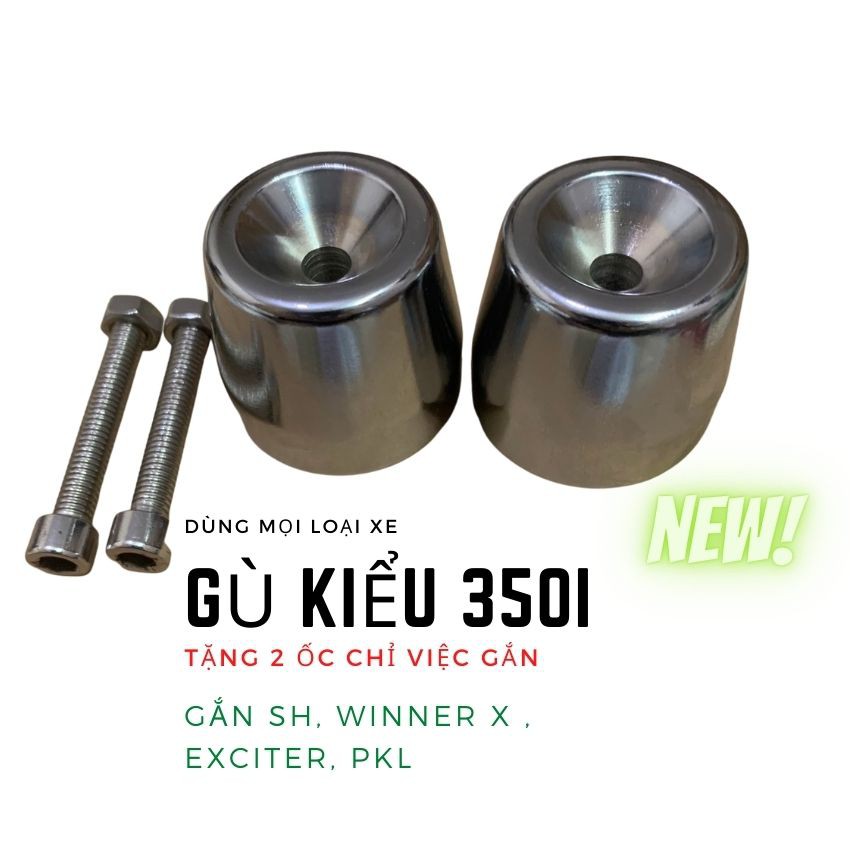 Gù Đối Trọng 500g Tay Lái Kiểu SH 350i-Giá 1 Cặp