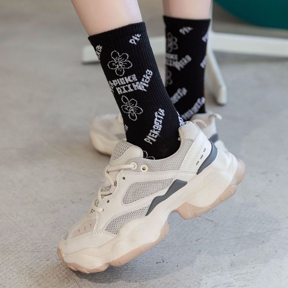 Vớ Cổ Vừa In Hình Mặt Cười Dễ Thương Thoáng Khí Thoải Mái Cho Nam Và Nữ