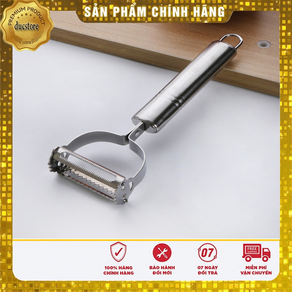 Nạo Củ Quả Inox Đa Năng👀FREESHIP💝Sản Phẩm Dễ Sử DỤng Nạo Inox 3 In 1 có 2 Đầu Nạo Cao Cấp Gelife Do ducstore PP