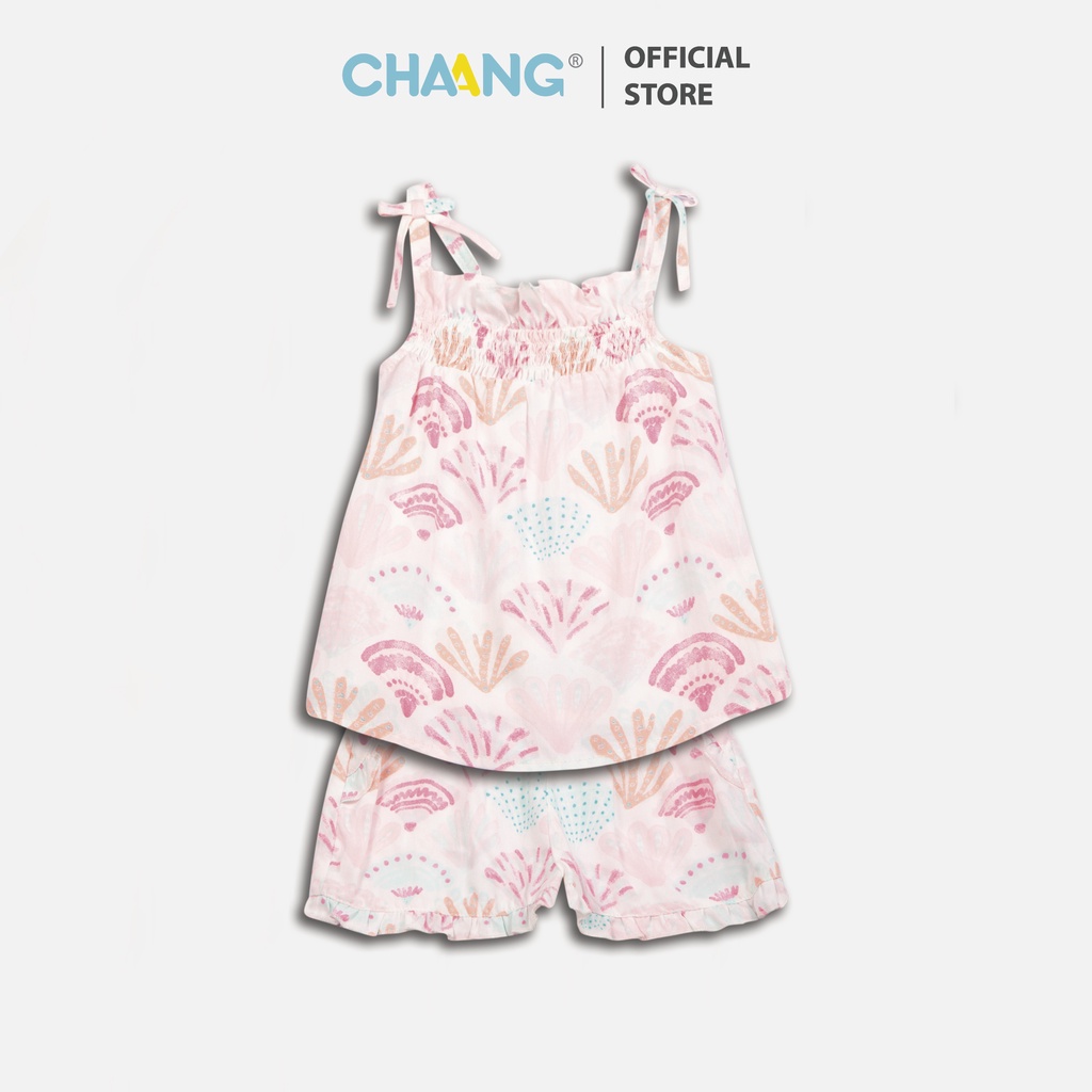 Bộ hai dây lanh Sea mermaid cho bé gái Chaang – CHAANG >>> top1shop >>> shopee.vn