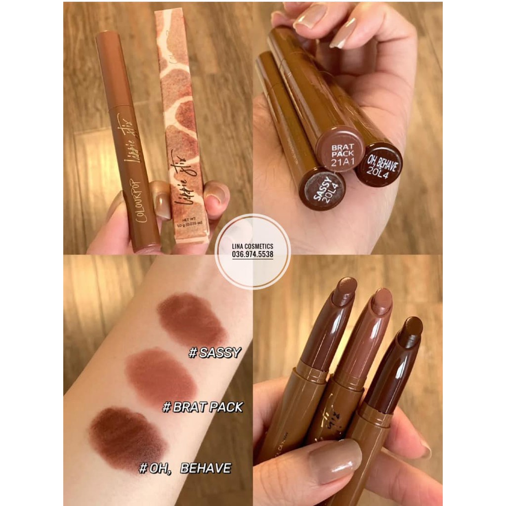 Son Thỏi Lì Colourpop Lippie Stix - màu Ziggie Sassy Brat Pack