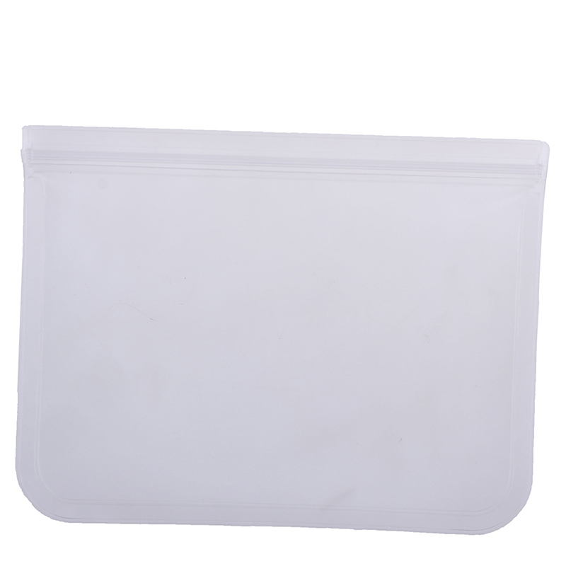 Hộp Đựng Thực Phẩm Bằng Silicone Chống Rò Rỉ Có Khóa Kéo Có Thể Tái Sử Dụng