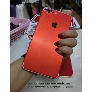 SKin dán các màu nhũ&trơn iPhone 7 Plus