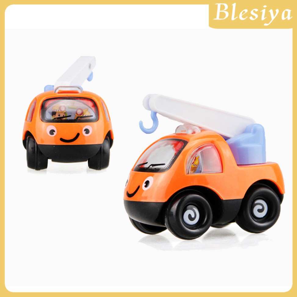 (Hàng Mới Về) Bộ Đồ Chơi Xe Chạy Bằng Dây Cót Cho Trẻ Em