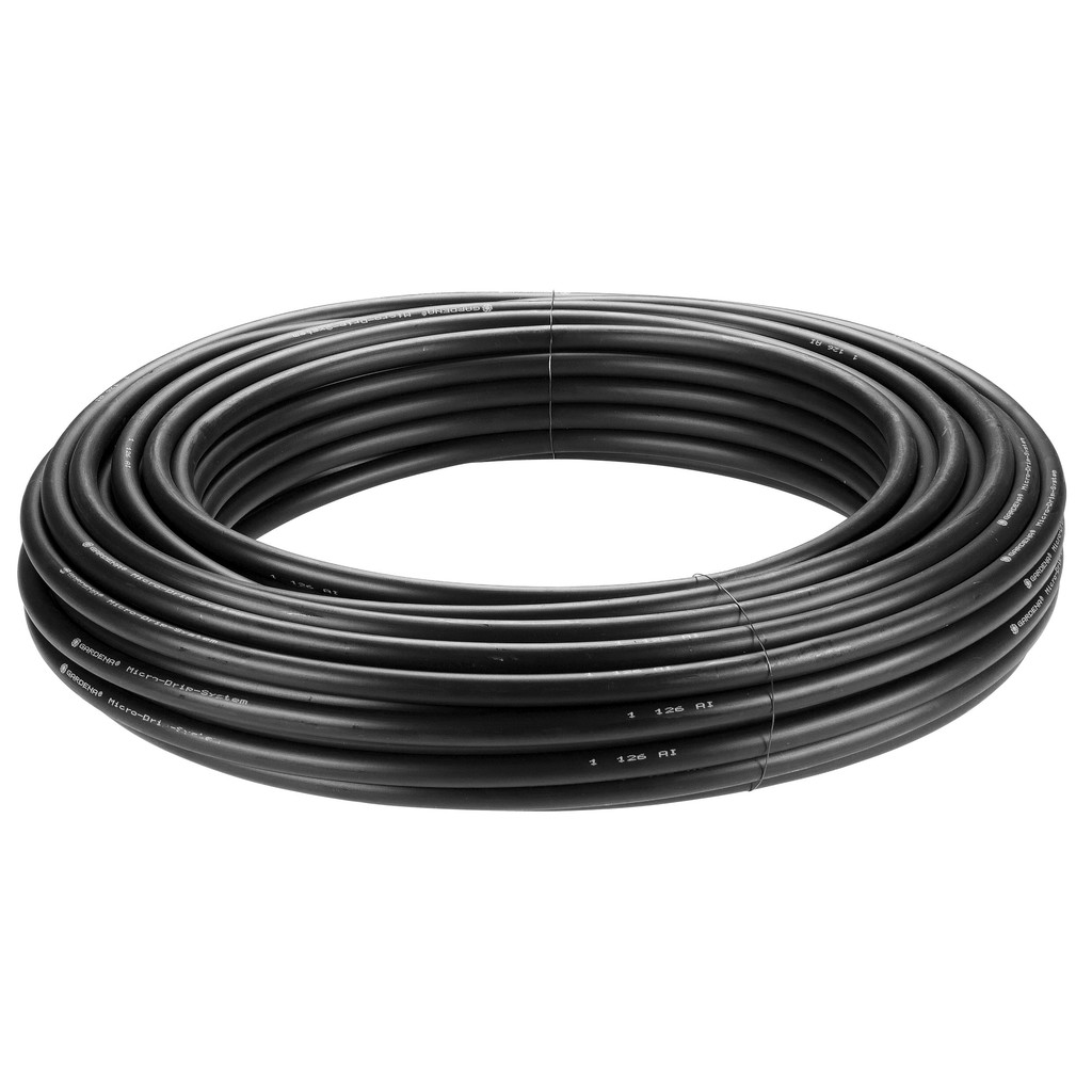 Cuộn 50m dây ống nước nhựa đen 1/2"(13mm) cho hệ thống nhỏ giọt Gardena 01347-20