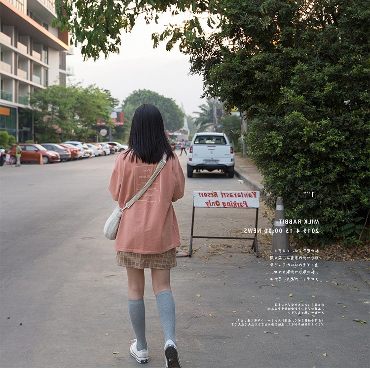 NRVP 2021 new summer Korean women's letter printing loose short-sleeved t-shirt women ins all-match top tees