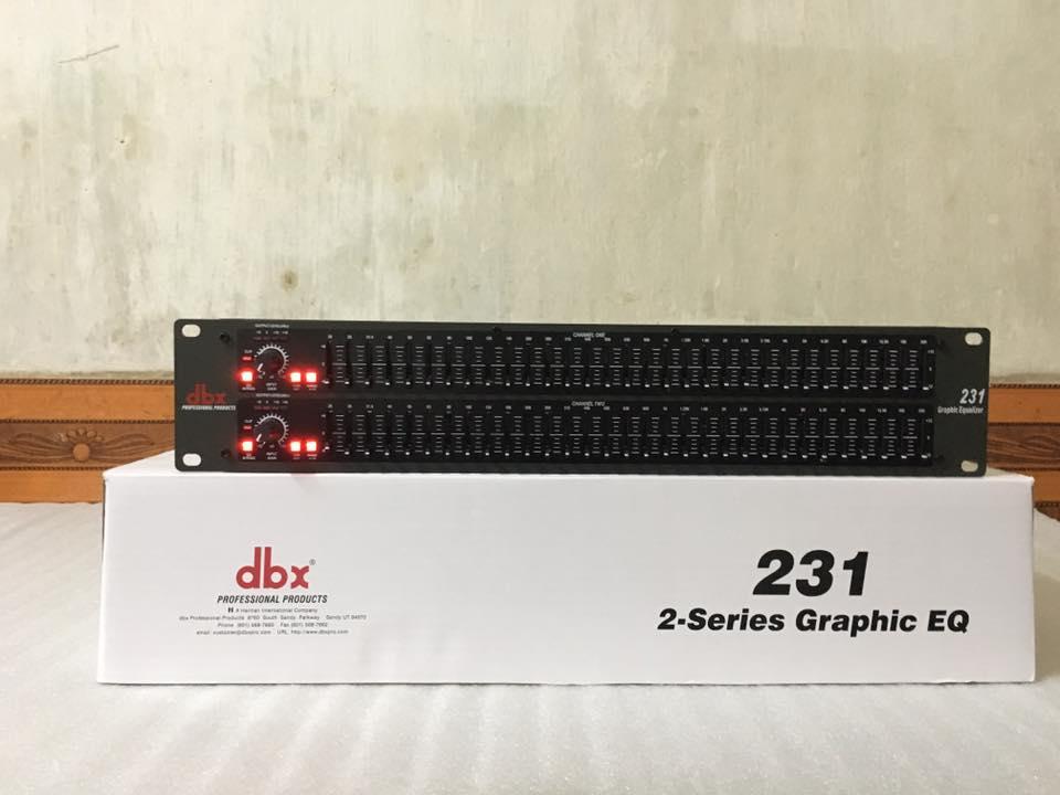 Lọc tiếng cao cấp DBX 231(Đen)-Lọc xì cho dàn âm thanh