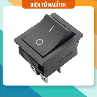 Công tắc 4 chân 2 vị trí kcd4 | công tắc bập bênh màu đen/đỏ