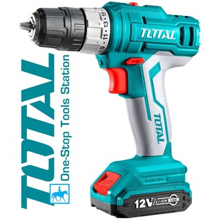 Máy khoan vặn vít dùng pin sạc 12v 1.5ah total tdli1221 bao gồm pin sạc 12v và adapter sạc