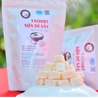 Sữa chua sữa dê khô sấy thăng hoa Đông Nghi Tiền Giang túi 40g ( Yaourt sữa dê sấy thăng hoa vị trái cây)