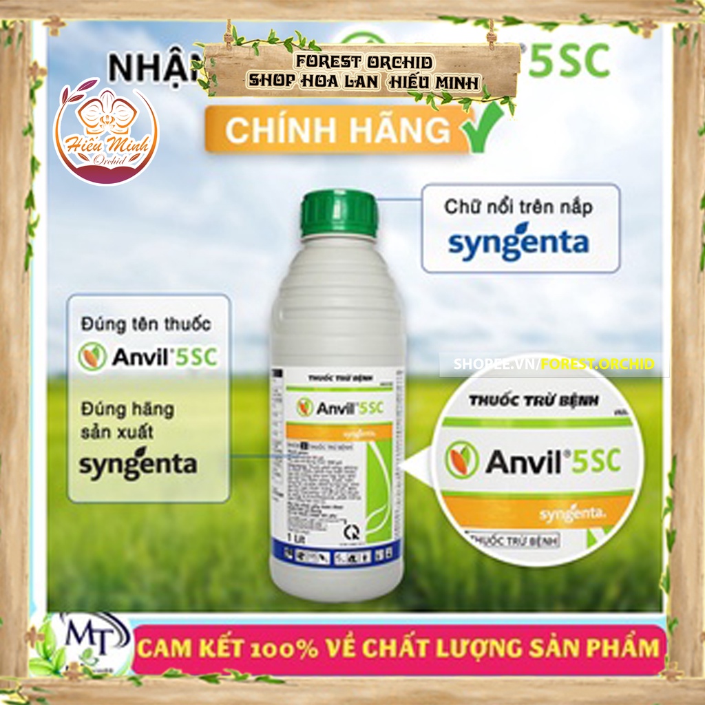 Anvil 5sc Chế Phẩm, Thuốc Phòng Trừ Bệnh cho Hoa Lan ,loại TỐT Làm cây cảnh và hạt giống, Bền, Đẹp, Lá, Xanh, Sống, Tốt