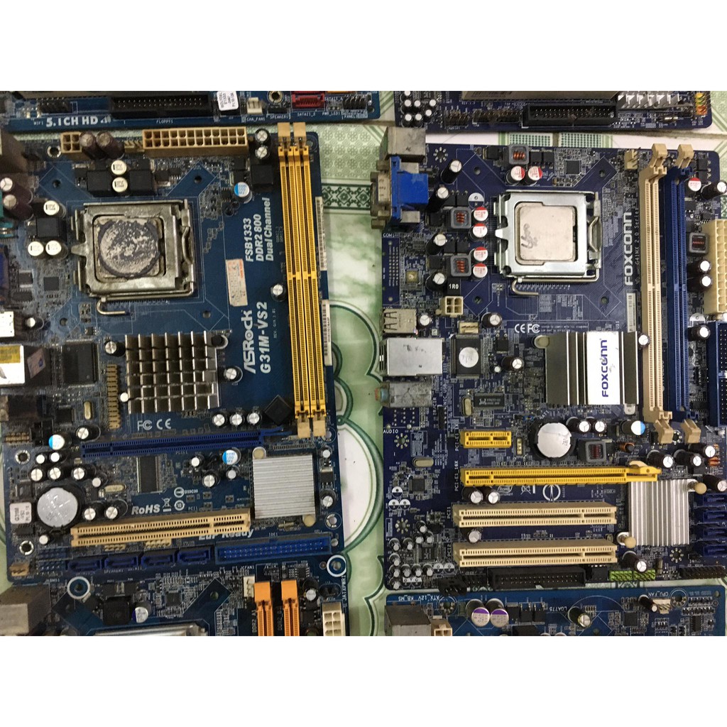 Bo mạch chủ G31, mainboard G31 lỗi nhẹ còn dùng tốt