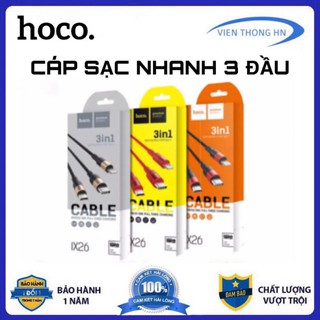 CÁP SẠC 3IN1 HOCO X14