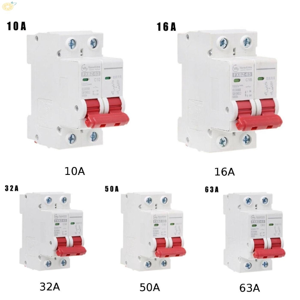 Cầu Dao Ngắt Điện Dc1000V 10a/16a/32a/50a/63a Dc.P