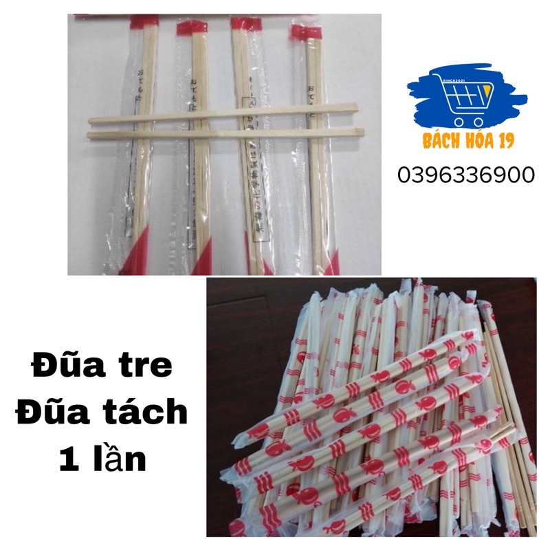 Bó đũa tre sạch dùng 1 lần - hàng đẹp