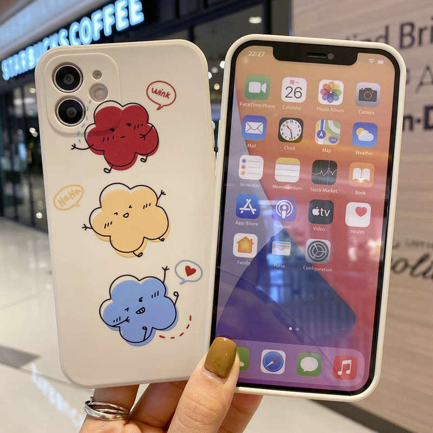 Cloud Side Stripe Soft Silicone Ốp OPPO A93 A15s A91 A92 A15 A5s F9 A3s A7 OPPOA5 A9 2020 A12 A83 A5 A12e F1s Reno 3 4Z Vivo Y20 Y15 Y12 Y20s V15 Y12s Y17 Y91 S1 Pro Y95 Y81i Y85 Y19 Y93 V9 V5 Y81 V5s Case