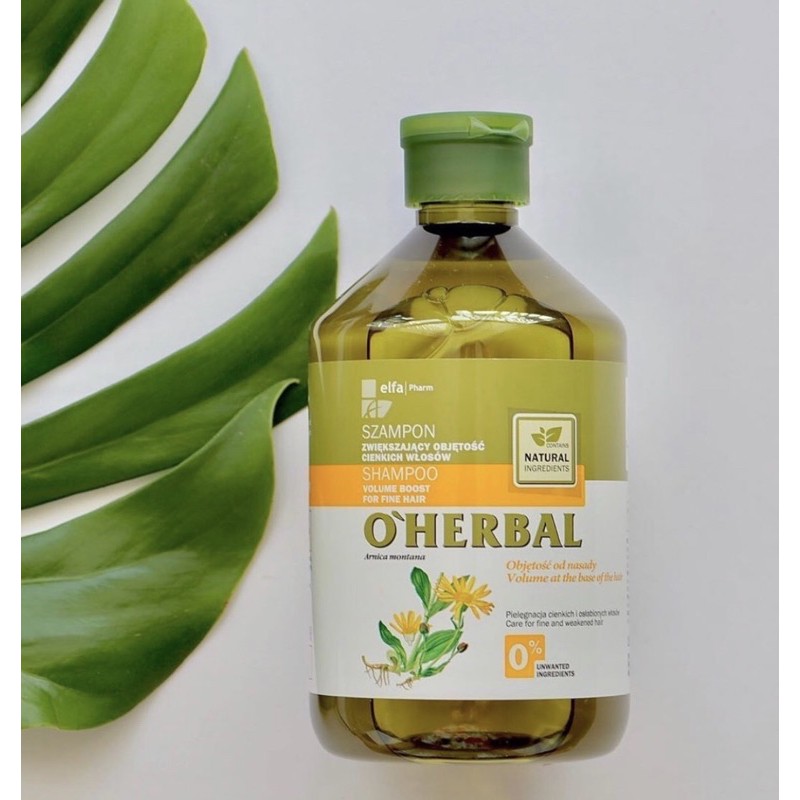 O’Herbal Dầu gội thảo dược dành cho tóc mảnh, mỏng