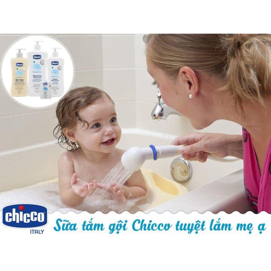 Sữa tắm gội Chicco chiết xuất Yến mạch 0M+ 200ml/500ml - sữa tắm cho bé