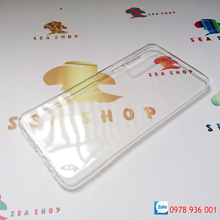 [TẶNG KÍNH CƯỜNG LỰC] Ốp lưng Samsung Galaxy A7 2018 - A750 silicon trong suốt